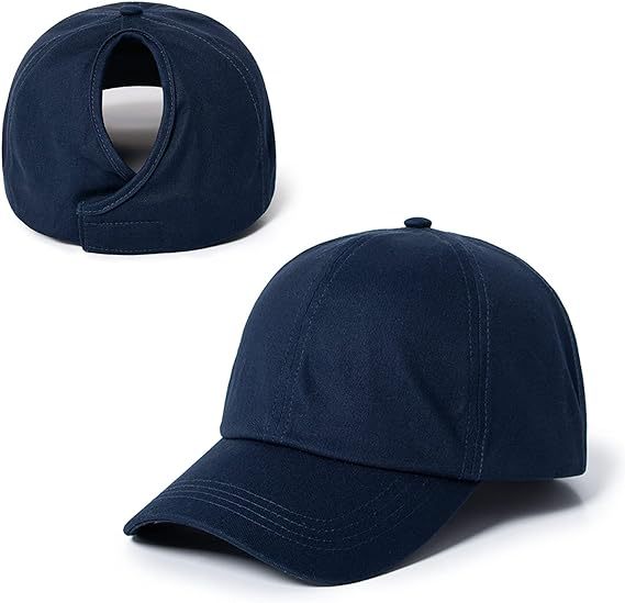Herbst- und Winter-Baseballkappe, Ponytail-Kappe, mit doppellagiger Haarpflegekappe gefüttert, Sportkappe, mit Schnallenverschluss auf der Rückseite, für den Außenbereich – Detail 10