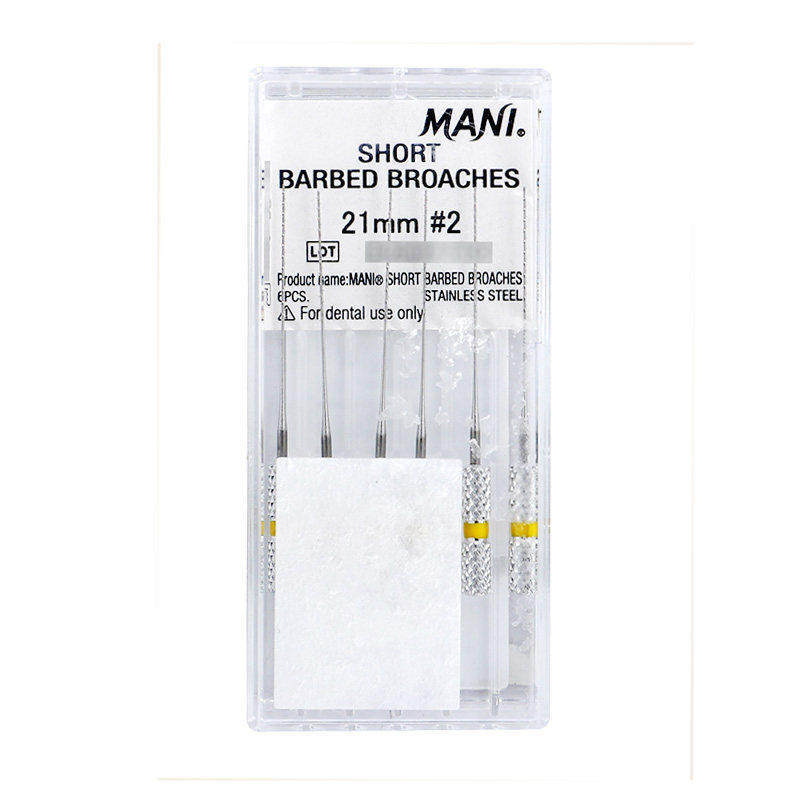 Material dental Mani Mani aguja dental de algodón sonda dental sin Mango aguja nerviosa con mango aguja de extracción de médula ósea aguja de lavado de médula ósea Lima oral