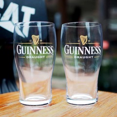 健士ビールグラスguinnessアイルランド黒ビール醸造ビール厚健士専用500mlカップ