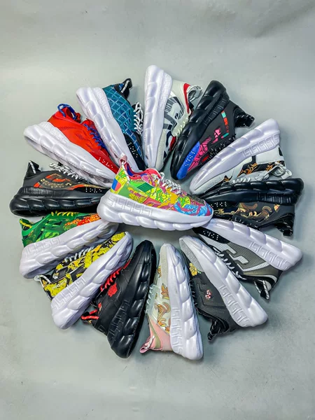 Get Fansi Z Thick-Soled Height-Increasing Casual Sneakers European and American Style Dad Shoes with Internal Height Increase
