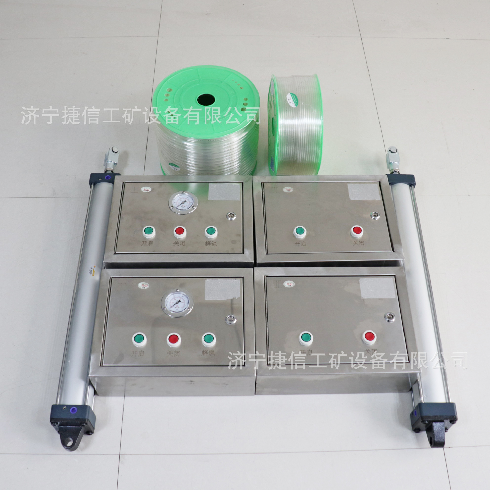 矿用无压风门气控装置自动控制机械闭锁声光报警红外线控制开关