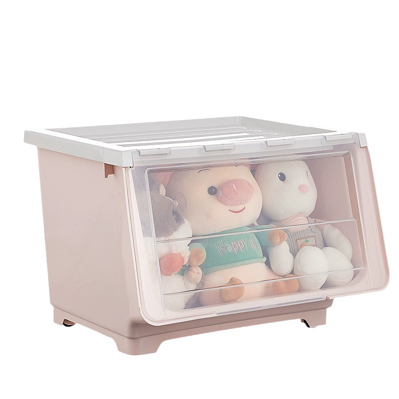 Toy, transparent storage box, storage system