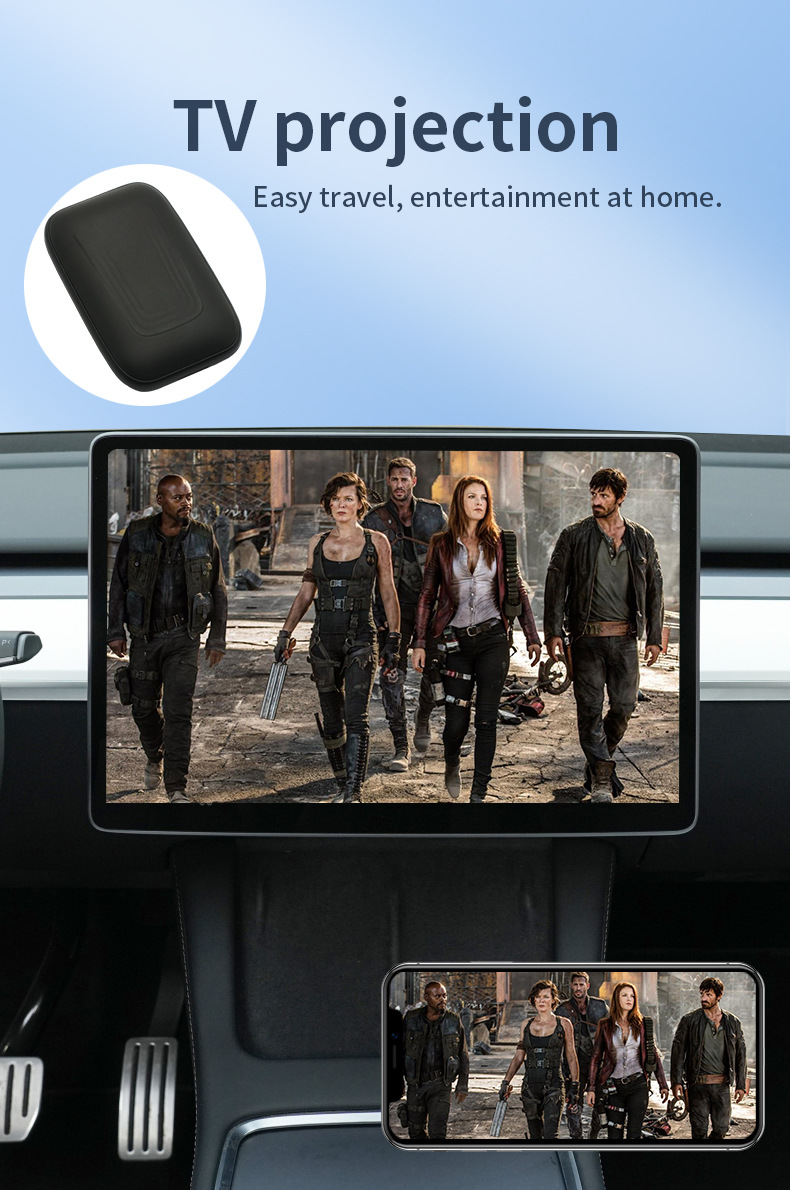 Suitable for Tesla Model 3 Y Android Box Tesla Wireless Carplay Youtube Video Playback