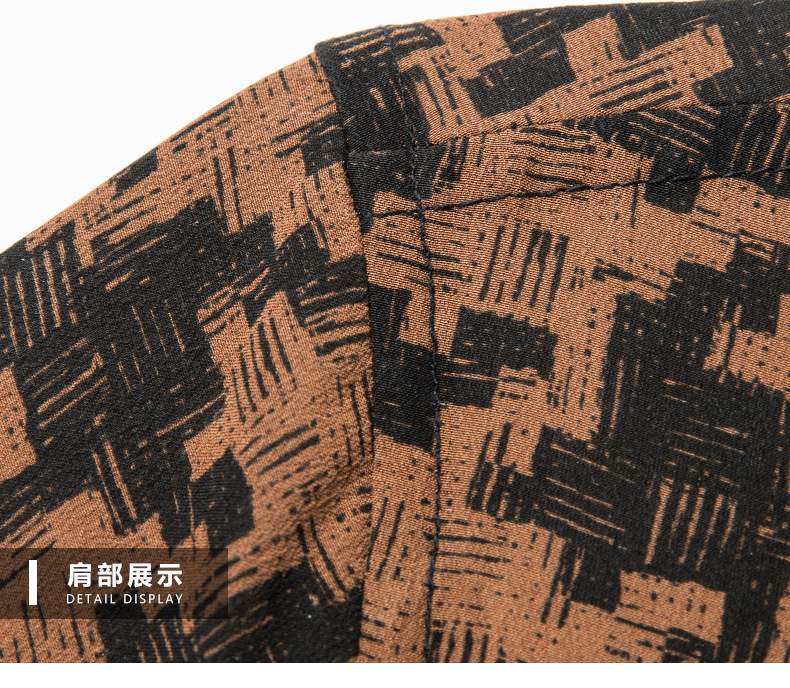 Mulberry silk short-sleeved shirt for men in summer, loose, casual, fashionable and versatile. Thin silk satin shirt for dad pic 14