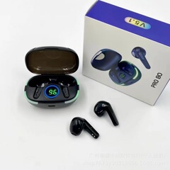 新しいプライベートモデル pro80 Bluetooth ヘッドセットセミインイヤースポーツノイズリダクション高品質 e スポーツゲーム TWS 5.3 ヘッドセット
