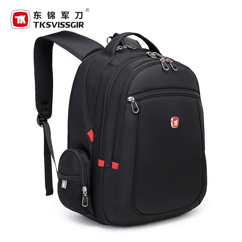 Classic waterproof backpack for traveling, capacious universal laptop, school bag, business version