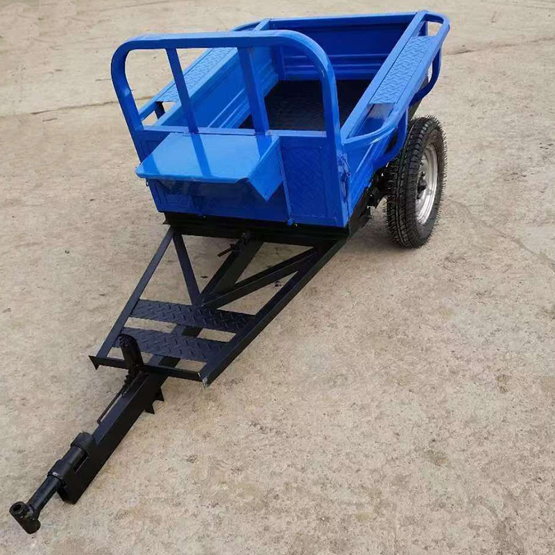 供应手扶车拖车厂家生产15马力手扶车可配套翻转犁新款农用拖车