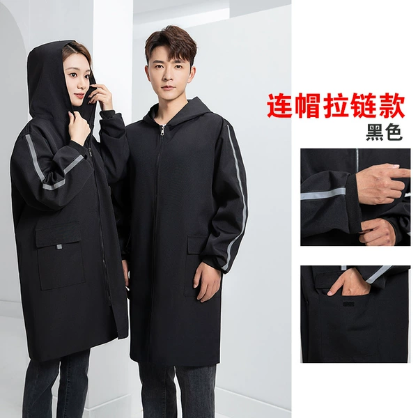 Canvas hooded black