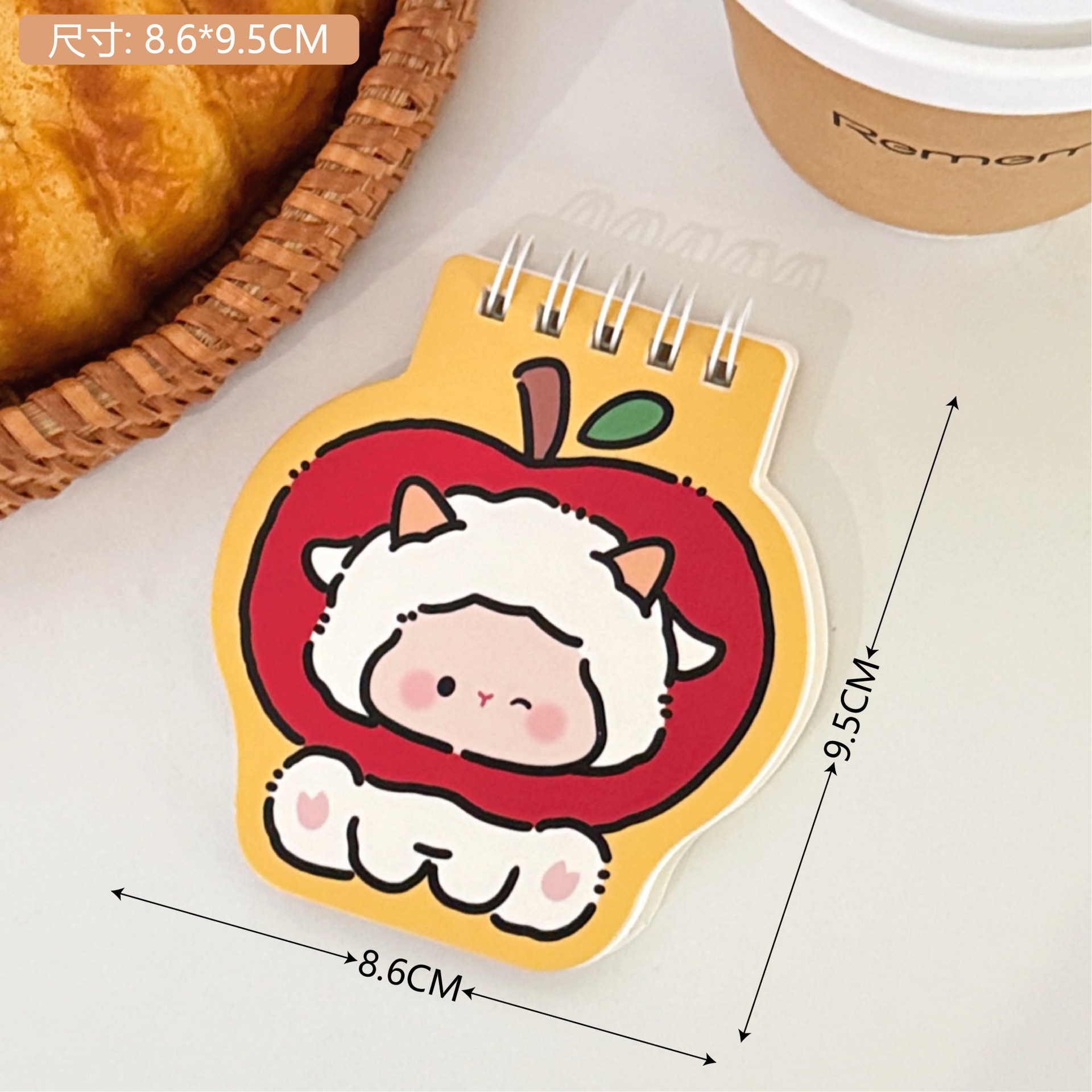 Cuaderno de Espiral de Oso A7 Portátil de Bolsillo image 18