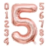 opp, 40", Розовое золото, цифра 5