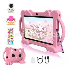 国境を越えた海外注文 7 インチ 2025 新しい子供用スマート Android タブレット コンピュータ視力保護教育アプリケーション豊富