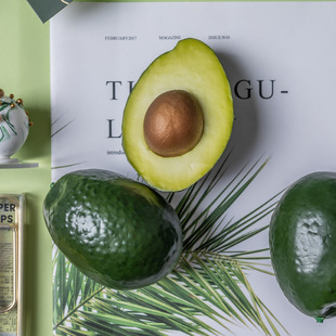 Simulated Fruit Model Avocado Photography Props Creative Model Room Fake Food Fruit Shop Window Decoration Ornaments