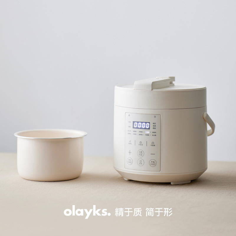 Olayks インスタント無塗装炊飯器電気圧力鍋家庭用 2L 小型ミニスマート圧力鍋 1 人 3 リットル|undefined