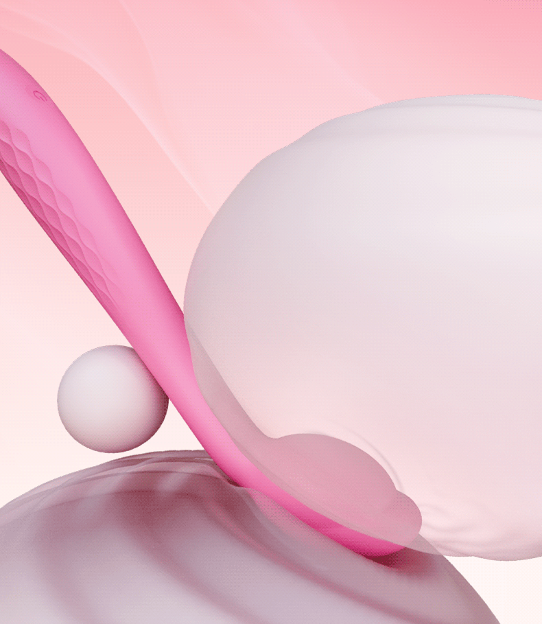 Doudou G-Spot Vibrating Egg, Silicone Rechargeable-Style Button Control, Dual G-Spot and Clitoral Stimulation — detail image 9