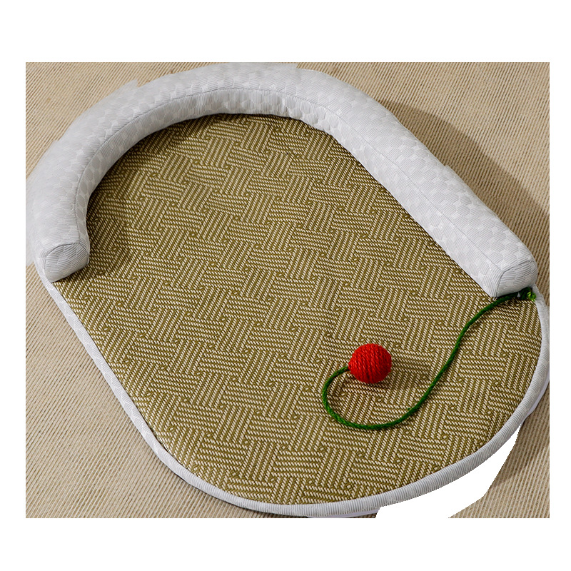 Personalizado verano nuevo estilo desmontable de la alfombra de la alfombra de la alfombra de la alfombra del perro de la alfombra del perro de la alfombra del gato transpirable y fresca para mascotas