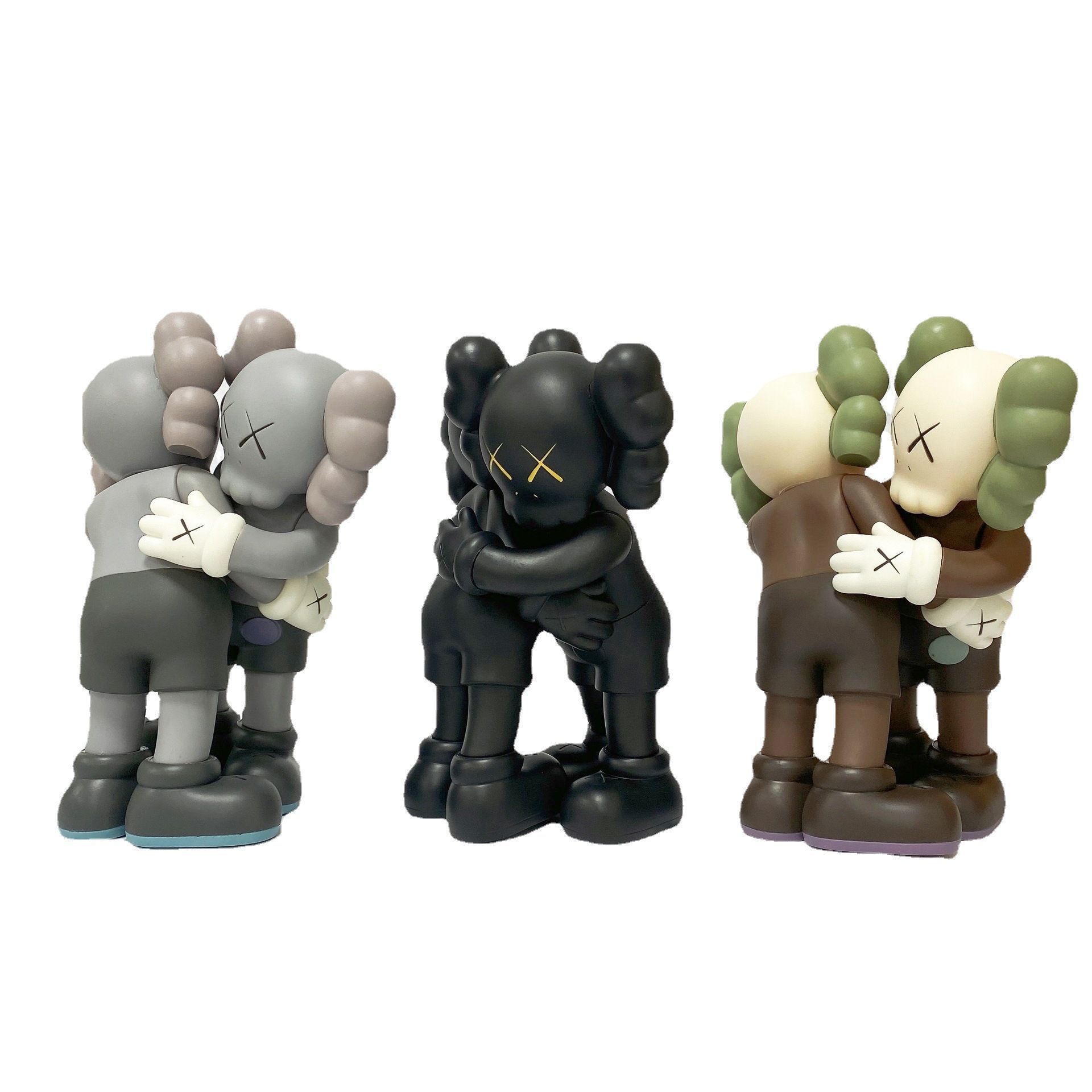 (2개) KAWS 북유럽 폭력적인 곰 손으로 만든 장식품 손으로 만든 창조적 인 예술 거실 TV 캐비닛 현관 바탕 화면