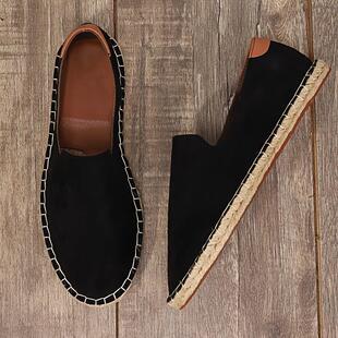 V 76642 Men's straw espadrilles ��׷�������Ь�羳���uͨ