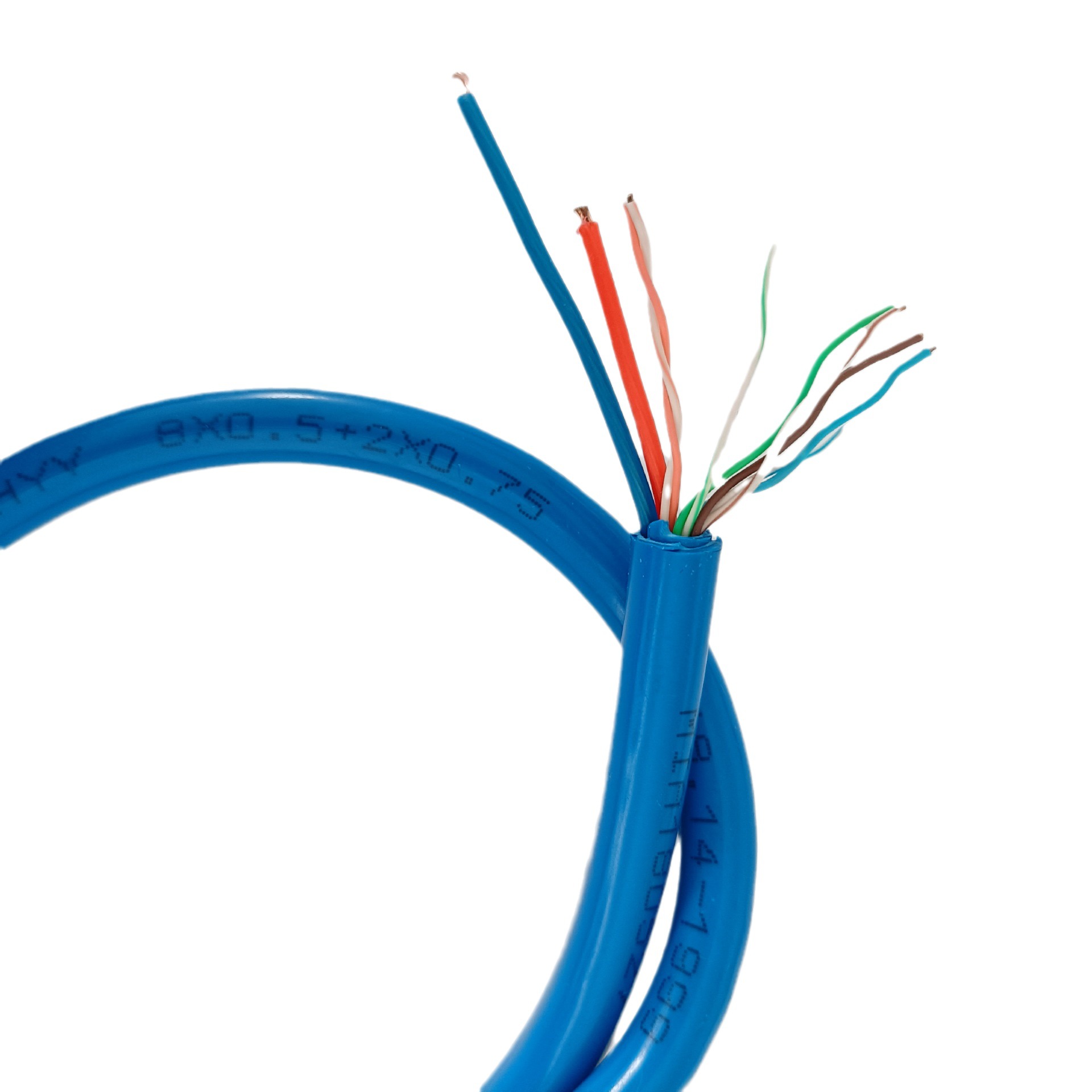 矿用网线+电源线MHYV4*2+2*1.5矿用复合线,国标无氧铜芯超五类