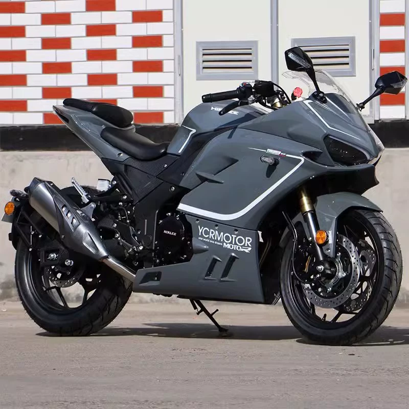 Спортивный мотоцикл Ducati Kawasaki Yamaha — стиль 400cc, спортивная обвеска, красный флеринговый корпус