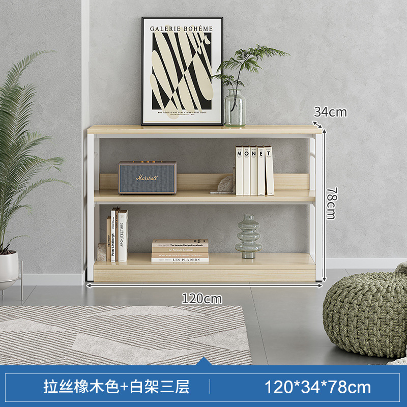 Estante de almacenamiento doméstico multicapa de pie estante de exhibición gabinete de almacenamiento sub-estante estantería decorativa estantería