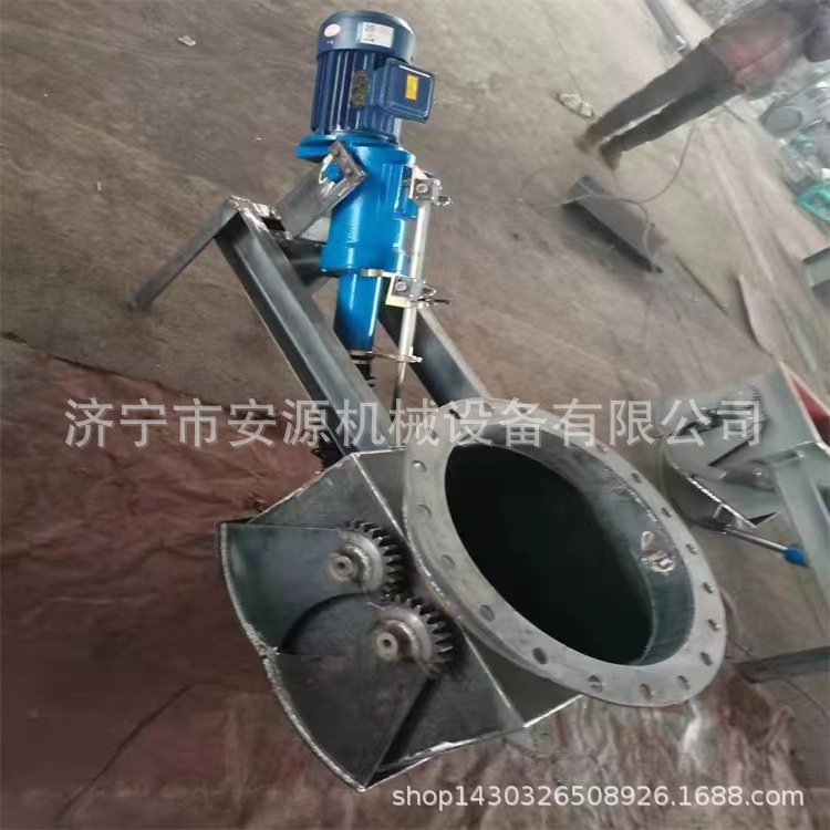 出料口控制闸门 DEZ-500电液动推杆鄂式闸门  弧形卸灰阀