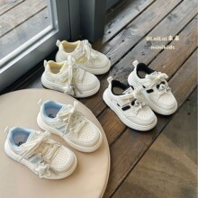 女童运动鞋2026新款春秋男童休闲小白鞋儿童板鞋时尚软底中大童鞋