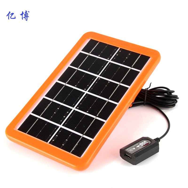 户外防潮3.3W带稳压器太阳能电池板 双USB街头太阳能层压板组件