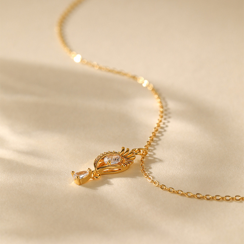 8g Weight 18K Gold Plated Plating Material Copper Pendant Material Zircon Inlay Material Pendant Necklace Classification Copper Chain Material cable chain Chain Type 1 Piece Quantity Daily Occasion Copper Material Heart Shape, Flower, Bow Knot Pattern Women's Gender Inlay Design Sweet Style Copper 18K Gold Plated Inlay Heart Shape Flower Bow Knot Zircon Pendant Necklace 30