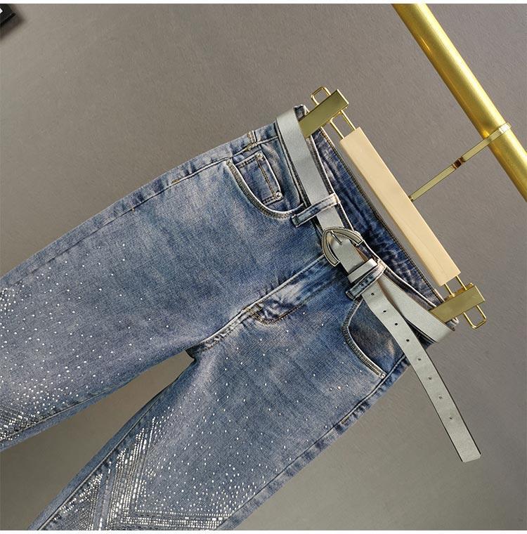Women's Holiday Daily Streetwear Solid Color Ankle-Length Jeans display picture 7