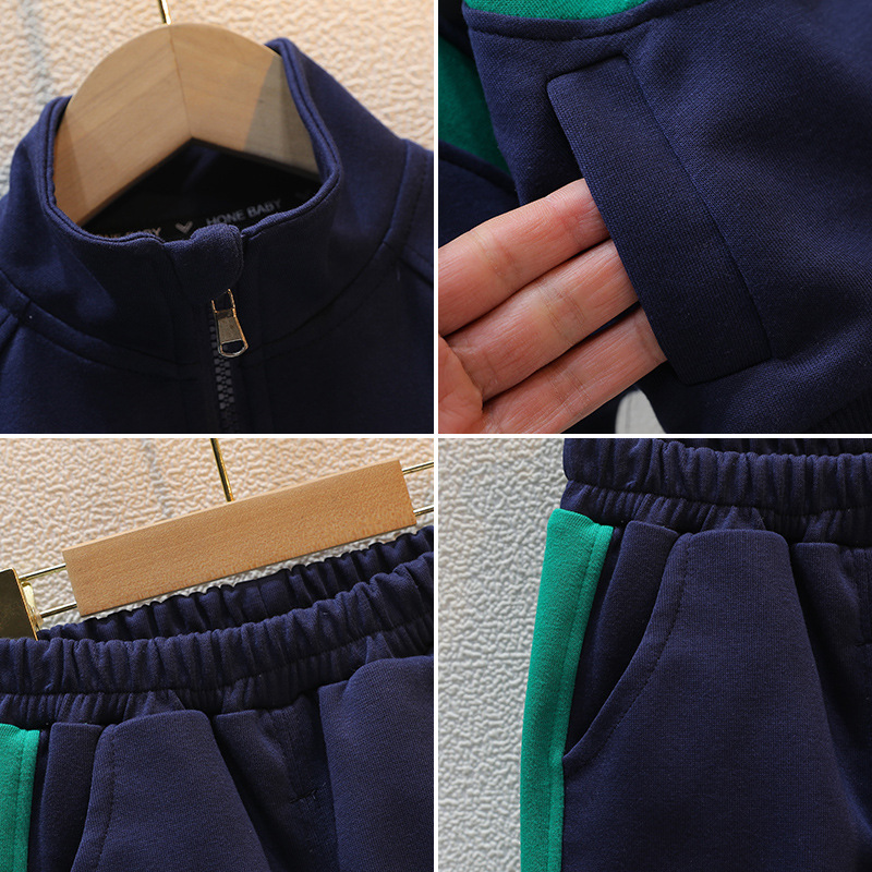 6390 Traje deportivo de otoño para niños 2025 nuevos modelos de primavera y otoño para niños pequeños y medianos