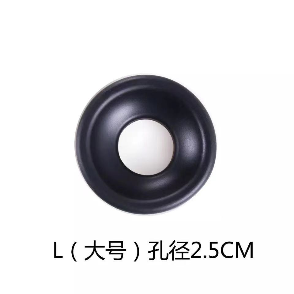 Silicone Sleeve for Aircraft Cup Masturbator, Black Small Replacement Insert — detail image 6
