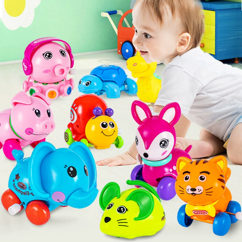 Заводной старинной игрушкой, гусеница, лягушка, ностальгия, опт