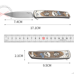 PioneerEDC Быстро езжай на м390 титановые сплавы сложить нож на открытом воздухе портативный многофункциональный без замков титановые сплавы Складной нож