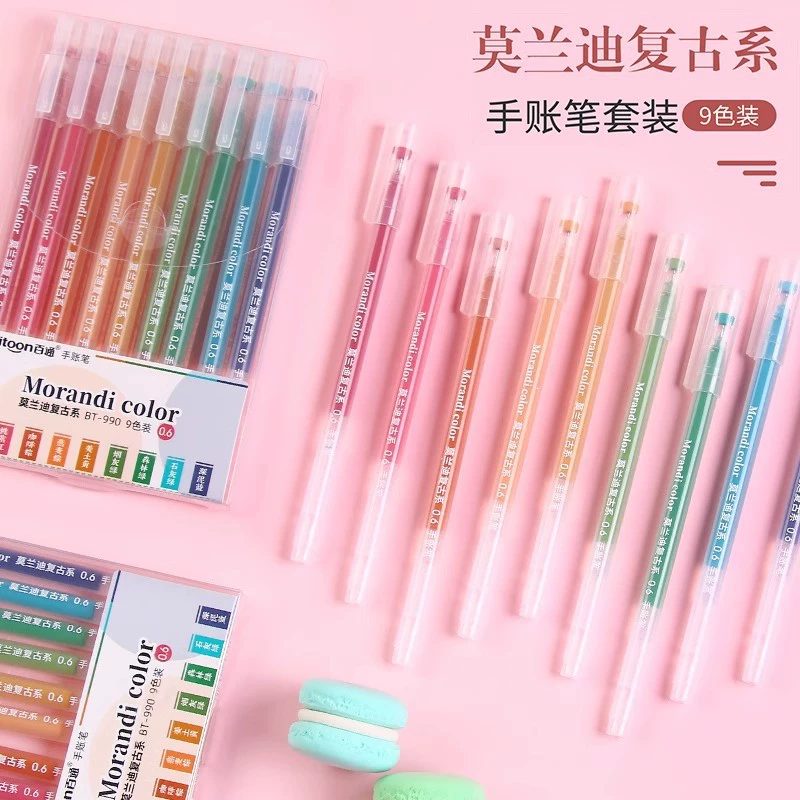 百通 Flashing crayons, glowing gel, shiny marker for elementary school students, 12 colors