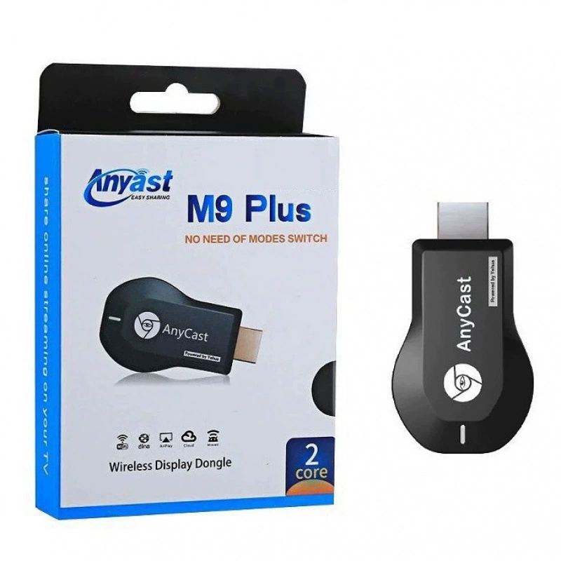 Беспроводной HDMI видеоплеер для телефона M9Plus, Wi‑Fi зеркалирование экрана, M4 транслятор экрана, Anycast‑устройство