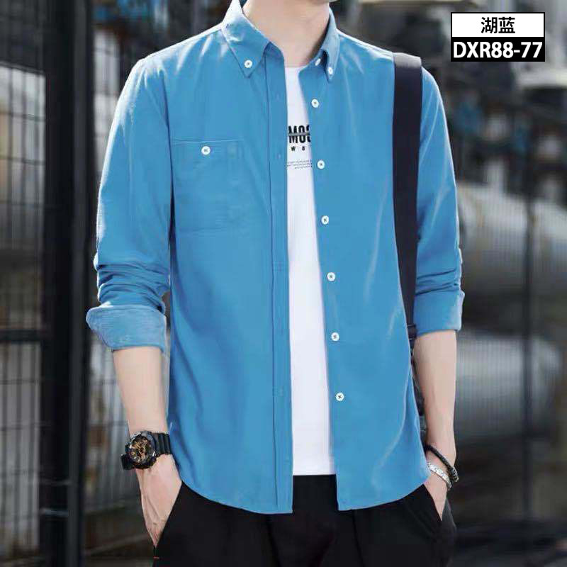 AliExpress Men's Supply New Corduroy Large Size Casual Long Sleeve Shirt Four Seasons Wear Men's Jacket