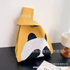Covering the eyes of panda yellow