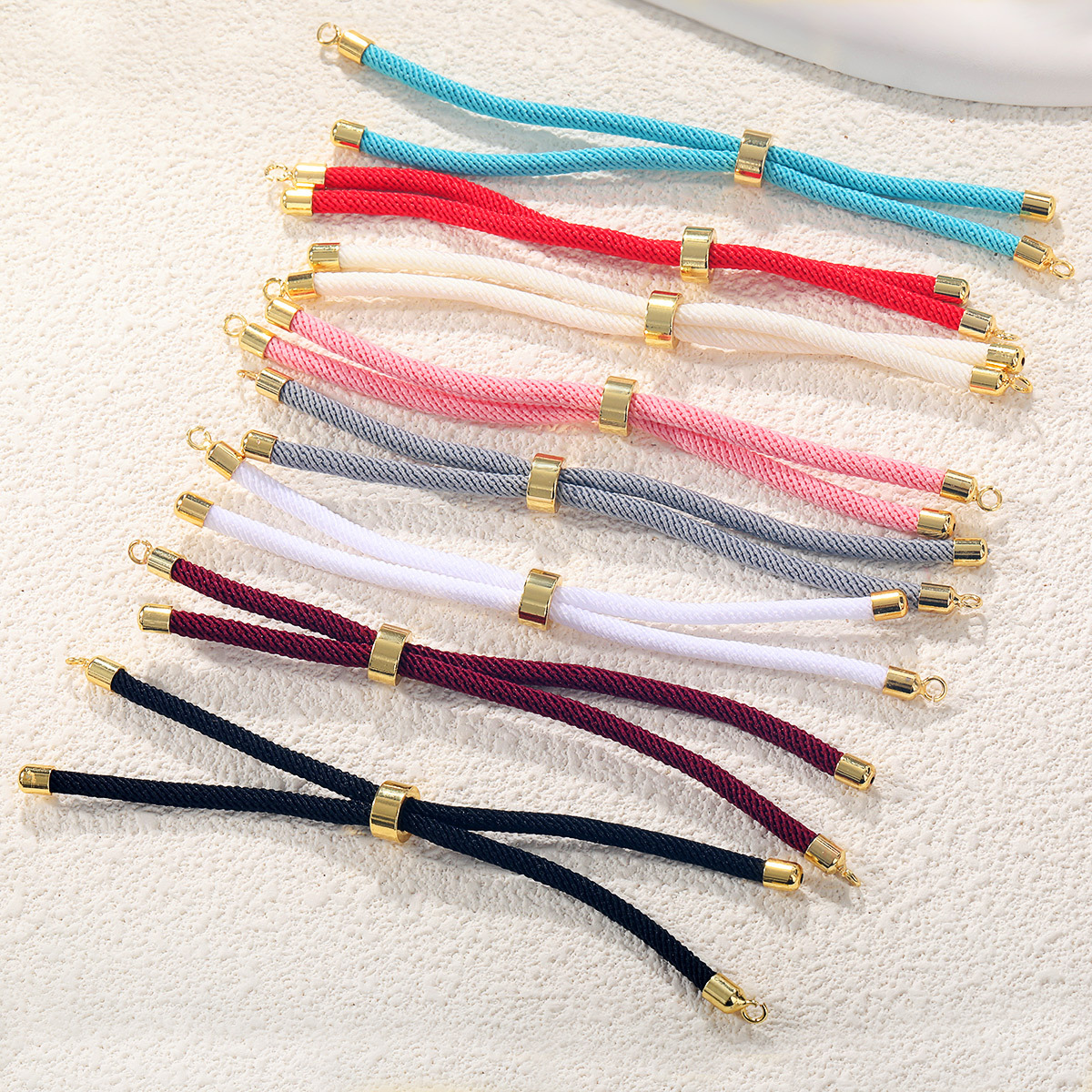 5g Weight Rope Jewelry Making Type DIY Jewelry Accessories Classification 1 Piece Quantity Milan bracelet, Copper Material Solid Color Pattern Plating Design Simple Style Style 1 Piece Milan Bracelet Copper Jewelry Accessories 无