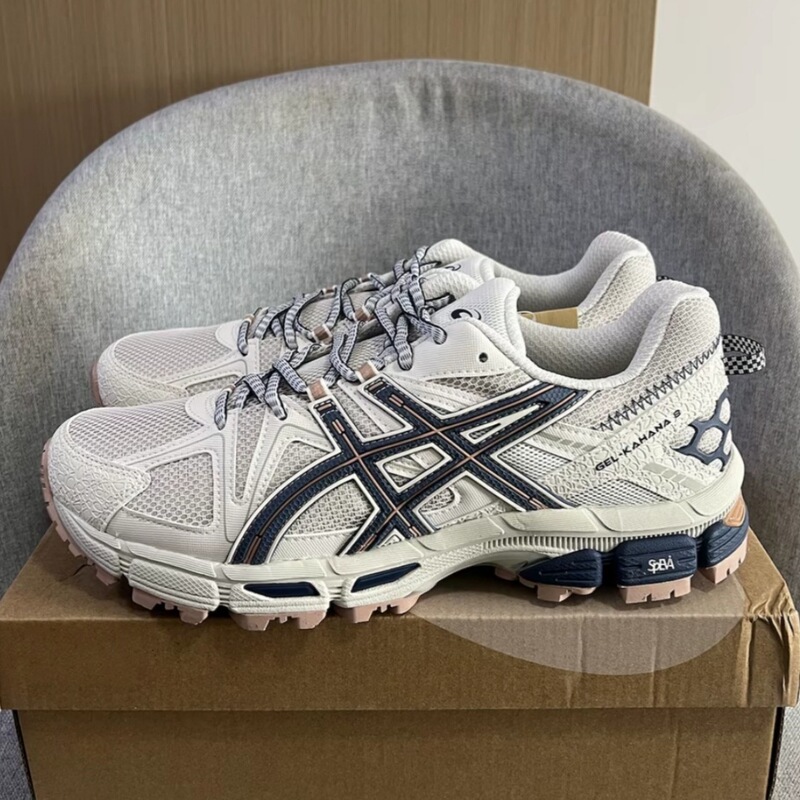 Putian Shoes Gel-Kahana 8 Sports Shoes Light Gray Unisex Retro Versatile Casual Shock-Absorbing Wear-Resistant Running Shoes Putian Shoes Gel-Kahana 8 Sports Shoes Light Gray Unisex Retro Versatile Casual Shock-Absorbing Wear-Resistant Running Shoes