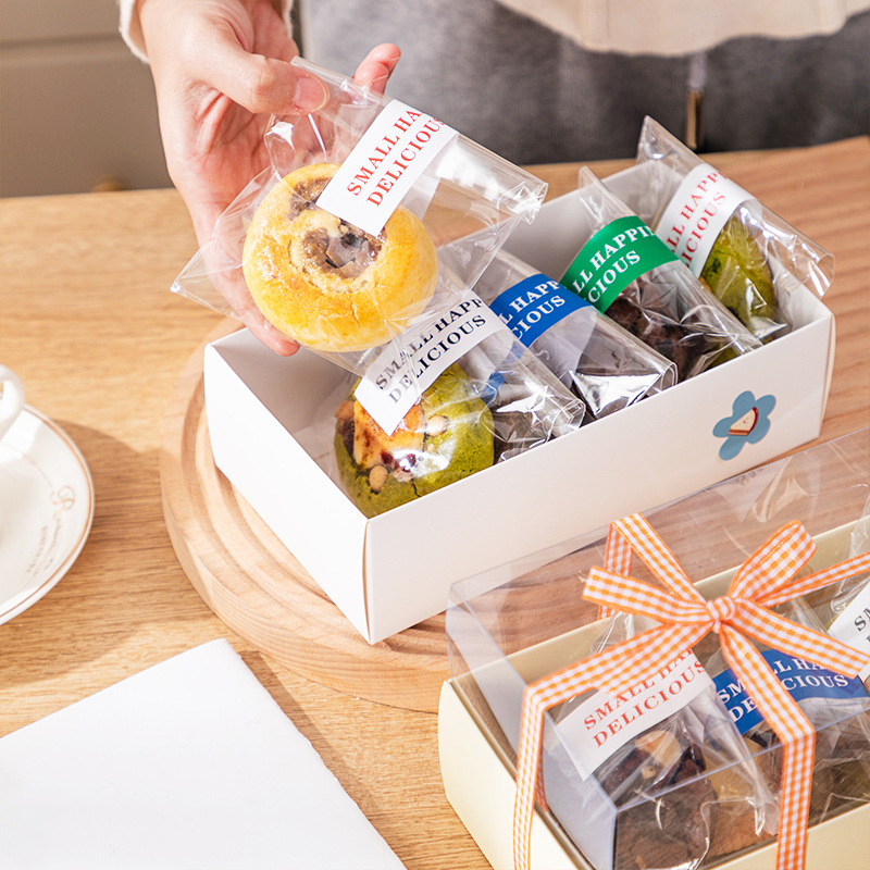 餅乾包裝袋司康曲奇餅乾袋馬卡龍桃酥袋子雪花酥包裝盒糖果零食袋