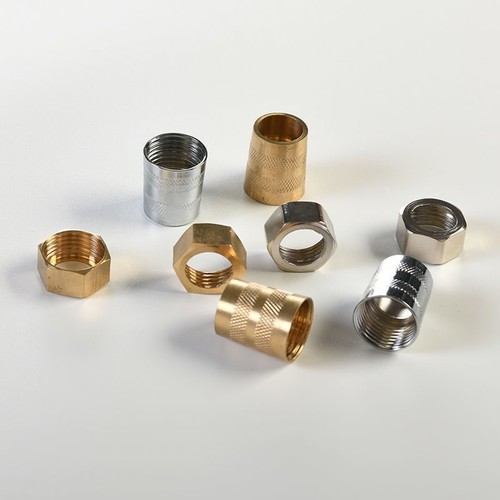 Showerhead soft tube connection accessories 4-way adapter nut Household shower spray outlet tube shower copper nut 304