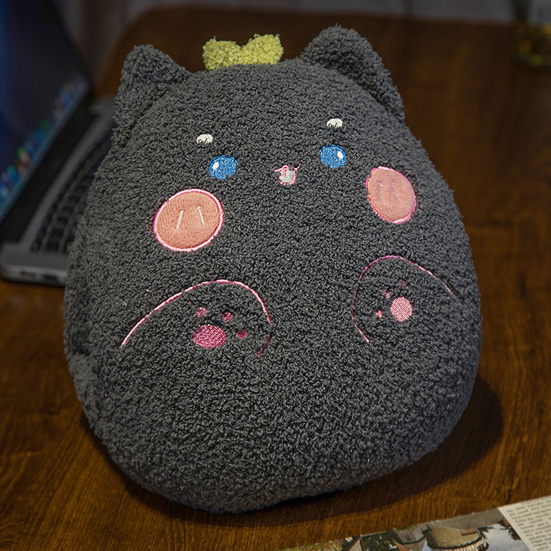 Animales de dibujos animados de invierno almohada de mano caliente juguetes de peluche invierno muñecas de mano caliente muñecas estudiantes cubierta de mano