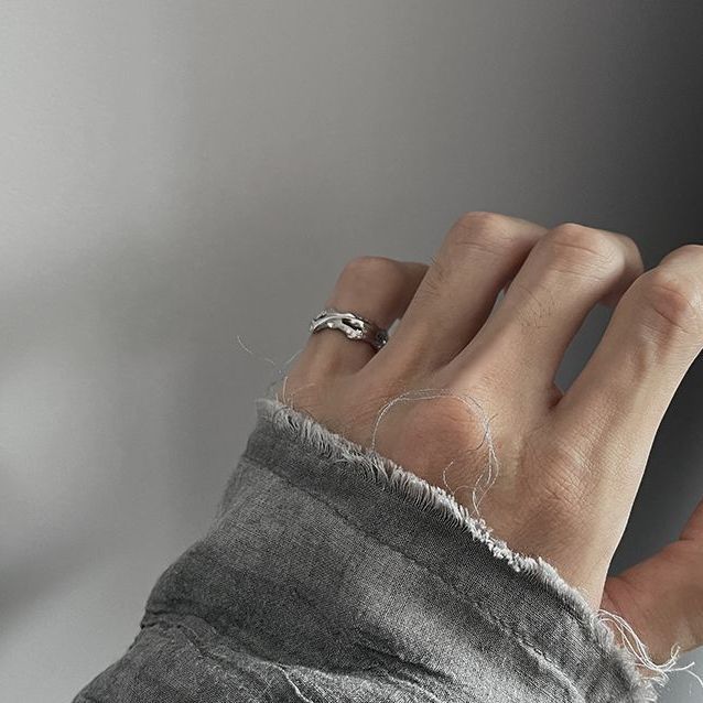 Vintage Silver Plated Minimalist Open Ring For Women And Men_voghion.com