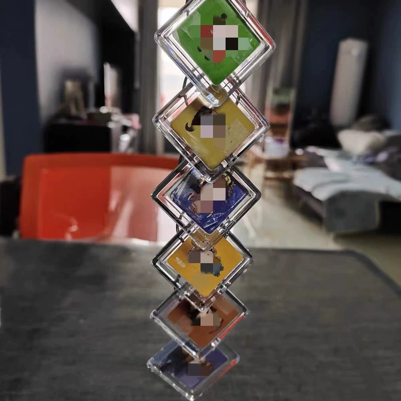 Acrylic keychain, sticker, plastic transparent pendant, photo