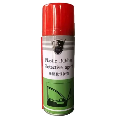 rubber and plastic protectant, car: Cleaning/curing agent