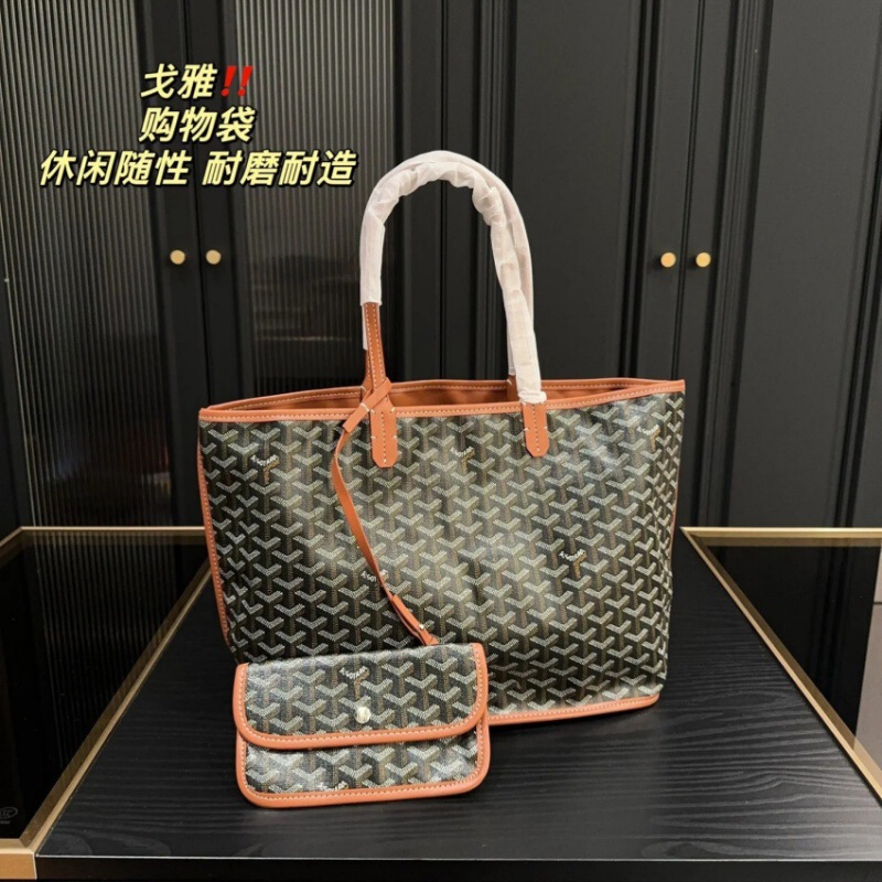 Goyard Shopping Tote Bag Cotton Linen Large Capacity Mother-Daughter Bag Single Shoulder Handbag for Women Goyard Shopping Tote Bag Cotton Linen Large Capacity Mother-Daughter Bag Single Shoulder Handbag for Women