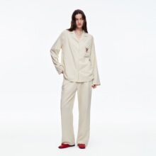 ��˿˯�����������ֹ�����silk pajamas�Ҿӷ�Ů����logo�ӱ궨��