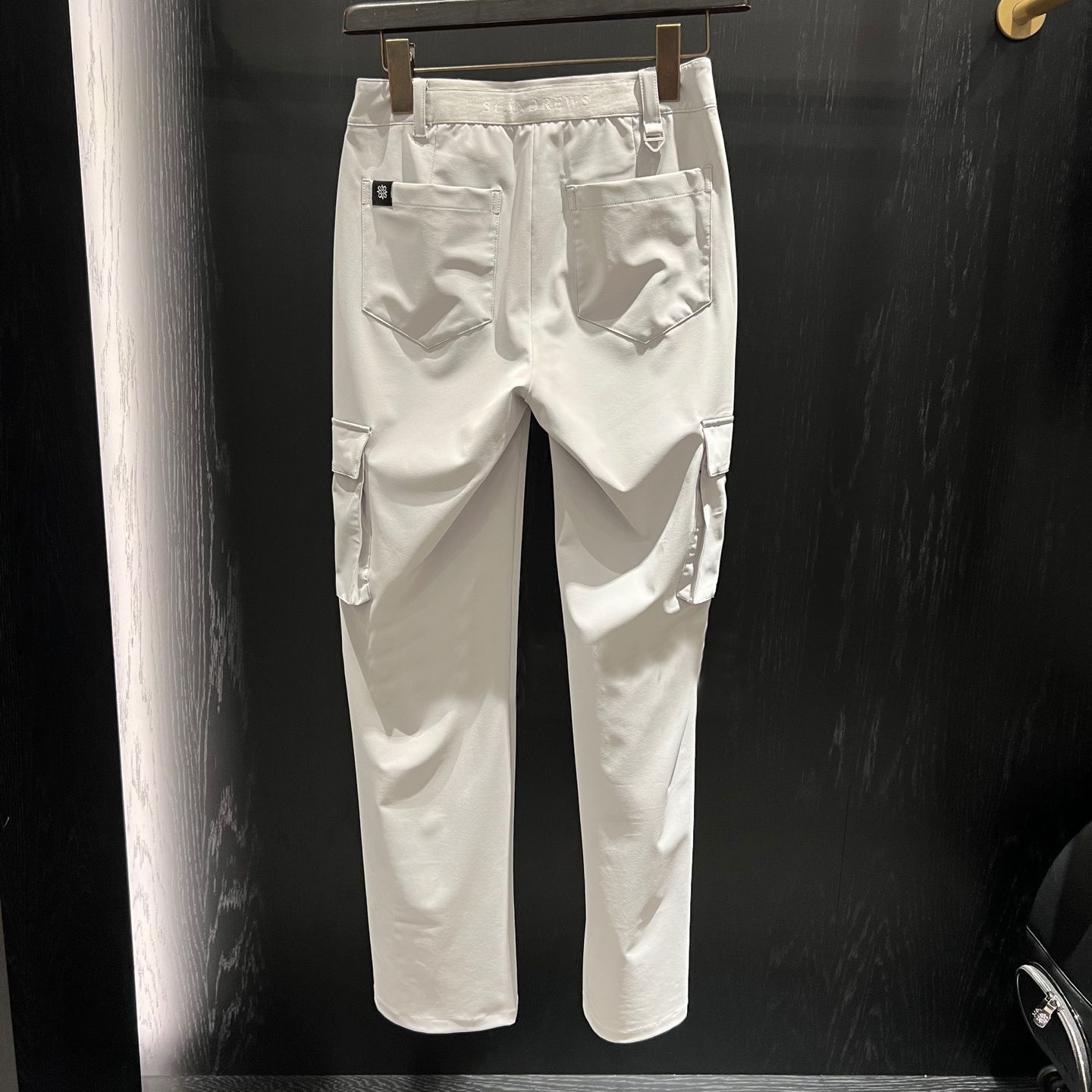 25 New Summer Golf Clothing Women's Cold-Feeling Thin Casual Straight Pants Stretch Workwear Flap Pocket Pants Pants