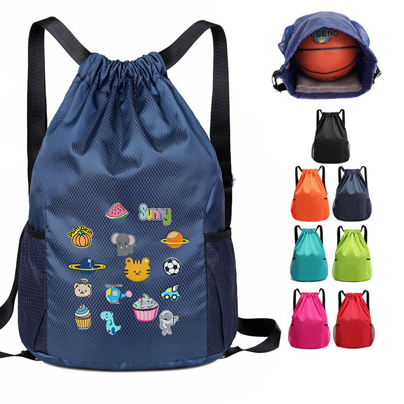Cross-Border Exclusive Supply of Large-Capacity Drawstring Bags, Football and Basketball Bags, Travel Yoga and Fitness Bags