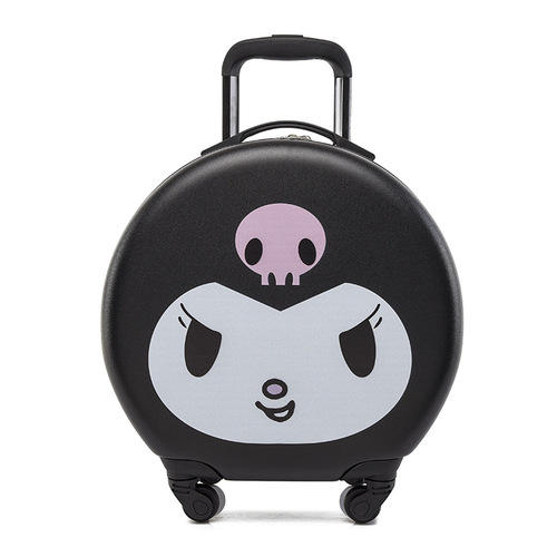 New style popular children's luggage carton pattern can be printed logo pull suitcase universal wheel travel case factory wholesale 